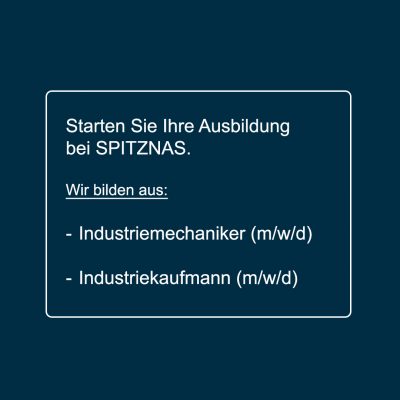 01/2026: Ausbildung bei SPITZNAS